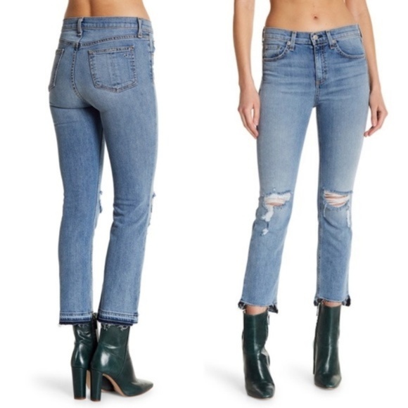rag & bone |  Stovepipe Step Hem Jeans size 29 - Picture 1 of 8